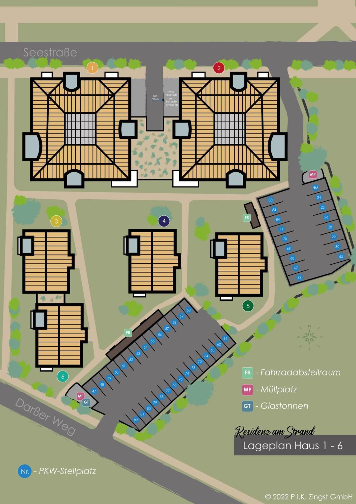 Residenz Am Strand Wohnung 1-18 Zingst Esterno foto